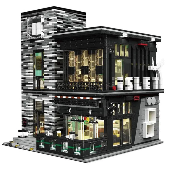 Mould King Pub & Restaurant Modular Building Set with Light Kit- 3992 Pieces