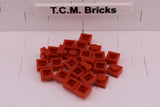 Red / 3024 TCM Bricks Plate 1 x 1