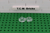 Trans-Clear / 2654 TCM Bricks Plate, Round 2 x 2 with Rounded Bottom (Boat Stud)