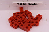 Red / 32000 TCM Bricks Brick 1 x 2 with 2 Holes