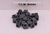 Dark Bluish Gray / 6541 TCM Bricks Brick 1 x 1 with Hole