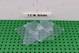 Trans-Clear / 60616 TCM Bricks Door 1 x 4 x 6 with Stud Handle