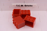 Red / 4532 TCM Bricks Container, Cupboard 2 x 3 x 2