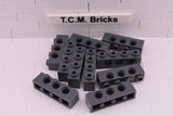 Dark Bluish Gray / 3701 TCM Bricks Brick 1 x 4 with Holes