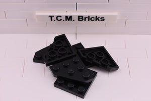 Light Bluish Gray / 2450 TCM Bricks Wedge, Plate 3 x 3 Cut Corner