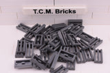 Dark Bluish Gray / 2426 TCM Bricks Tile, Modified 1 x 2 Grille