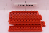 Red / 3832 TCM Bricks Plate 2 x 10