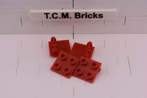 Light Bluish Gray / 6134 TCM Bricks Hinge Brick 2 x 2 Top Plate Thin
