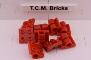 Light Bluish Gray / 2817 TCM Bricks Plate, Modified 2 x 2 with Pin Holes