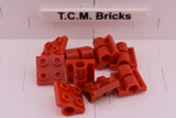Red / 2817 TCM Bricks Plate, Modified 2 x 2 with Pin Holes