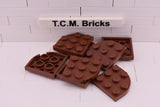 Reddish Brown / 30357 TCM Bricks Plate, Round Corner 3 x 3