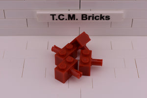 Dark Bluish Gray / 2458 TCM Bricks Brick, Modified 1 x 2 with Pin