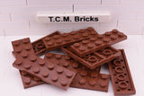 Reddish Brown / 3795 TCM Bricks Plate 2 x 6