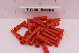 Red / 32054 TCM Bricks Pin 3L with Friction Ridges Lengthwise and Stop Bush