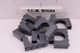 Dark Bluish Gray / 6182 TCM Bricks Brick, Arch 1 x 4 x 2