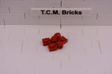 Red / 4081 TCM Bricks Plate, Modified 1 x 1 with Clip Light