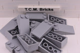 Light Bluish Gray / 30363 TCM Bricks Slope 18 4 x 2