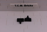 Black / 44567 TCM Bricks Hinge Plate 1 x 2 Locking with 1 Finger on Side