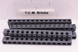 Dark Bluish Gray / 32018 TCM Bricks Brick 1 x 14 with Holes