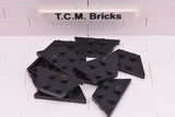 Black / 51739 TCM Bricks Wedge Plate 2 x 4