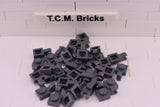 Dark Bluish Gray / 61252 TCM Bricks Plate, Modified 1 x 1 with Clip Horizontal