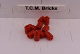 Red / 3062 TCM Bricks Brick, Round 1 x 1 Open Stud