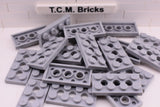 Light Bluish Gray / 3709 TCM Bricks Plate 2 x 4 with 3 Holes