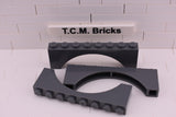 Dark Bluish Gray / 3308 TCM Bricks Brick, Arch 1 x 8 x 2