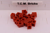 Red / 6541 TCM Bricks Brick 1 x 1 with Hole