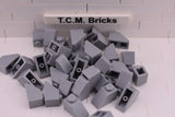 Light Bluish Gray / 3040 TCM Bricks Slope 45 2 x 1