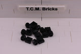 Black / 4081 TCM Bricks Plate, Modified 1 x 1 with Clip Light