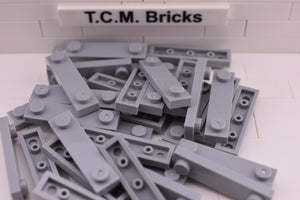 Light Bluish Gray / 92593 TCM Bricks Plate, Modified 1 x 4 with 2 Studs