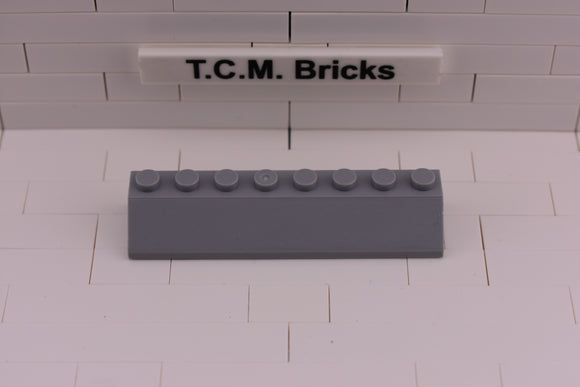 Light Bluish Gray / 4445 TCM Bricks Slope 45 2 x 8