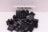 Black / 2817 TCM Bricks Plate, Modified 2 x 2 with Pin Holes