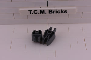 Dark Bluish Gray / 41529 TCM Bricks Hinge 1 x 3 Locking with 2 Fingers and Claw End