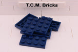 Dark Blue / 3020 TCM Bricks Plate 2 x 4