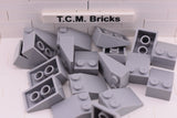 Light Bluish Gray / 3298 TCM Bricks Slope 33 3 x 2