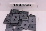 Dark Bluish Gray / 87580 TCM Bricks Plate, Modified 2 x 2 with 1 Stud in Center (Jumper)
