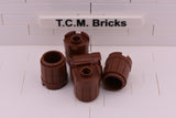 Reddish Brown / 2489 TCM Bricks Container, Barrel 2 x 2 x 2