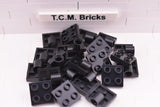 Black / 2444 TCM Bricks Plate, Modified 2 x 2 with Pin Hole