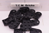 Black / 3176 TCM Bricks Plate, Modified 3 x 2 with Hole