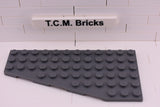 Dark Bluish Gray / 30355 TCM Bricks Wedge, Plate 6 x 12 Left