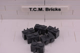 Dark Bluish Gray / 30237 TCM Bricks Brick, Modified 1 x 2 with Vertical Clip