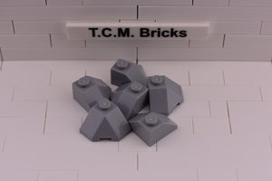 Light Bluish Gray / 13548 TCM Bricks Wedge 2 x 2 (Slope 45 Corner)