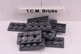Dark Bluish Gray / 3709 TCM Bricks Plate 2 x 4 with 3 Holes