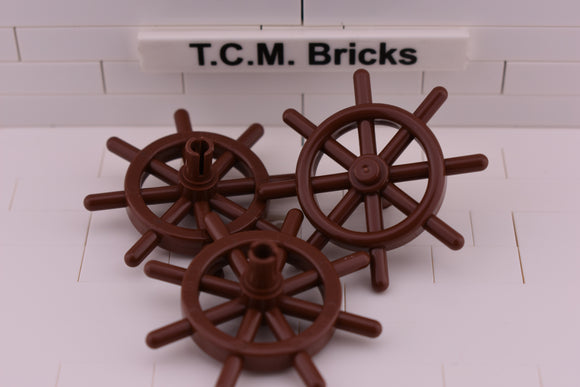 Reddish Brown / 4790 TCM Bricks Boat Ship's Wheel