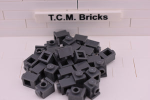 Light Bluish Gray / 4070 TCM Bricks Brick, Modified 1 x 1 with Headlight