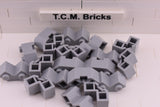 Light Bluish Gray / 87620 TCM Bricks Brick, Modified Facet 2 x 2