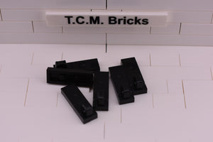 Black / 44300 TCM Bricks Hinge Tile 1 x 3 Locking with 1 Finger on Top