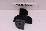 Black / 30357 TCM Bricks Plate, Round Corner 3 x 3